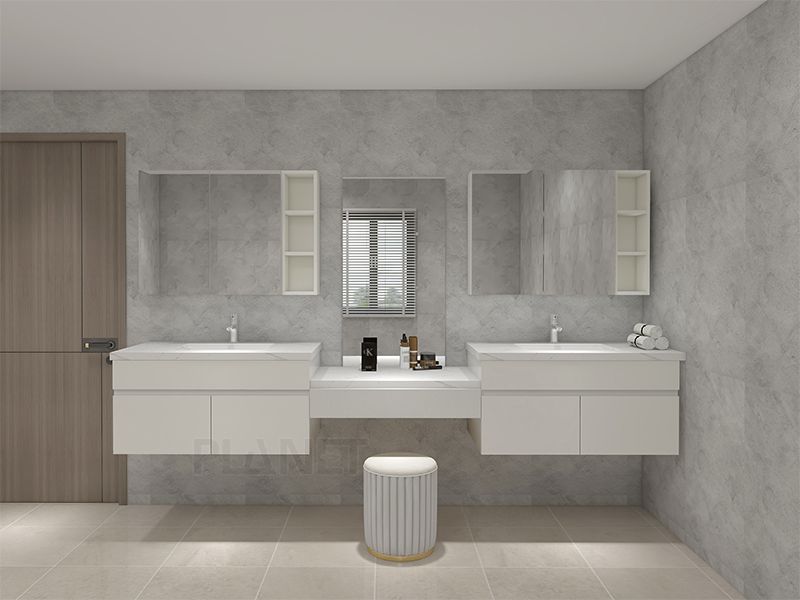 À quelle hauteur le meuble-lavabo est-il généralement installé ? Comment installer le meuble de salle de bain ?